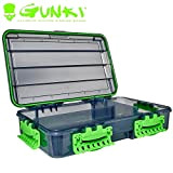 Gunki wasserdichte Big Bait Box 35,5x22x8cm - Kunstköderbox für große Gummifische & Wobbler, Köderbox für Softbaits & Hardbaits, Wobblerbox, Angelbox