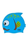 gWINNER ® cartoon-cap Bademütze für Kinder (blauer Fisch "sky")