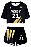Haikyuu Hinata Shouyou MSBY Black Jackal Volleyball Club Kostüm Uniform Volleyball Trikot Jersey Sportswear Short Sleeve T-Shirt