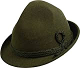 Harrys-Collection Hut mit Kordel in 2 Farben, Kopfgröße:57, Farben:Oliv