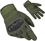 HASAGEI Outdoor-/Sport-Handschuhe, für Herren, ganze Finger, zum Arbeiten, für die Jagd und fürs Motorrad-/Radfahren, Klettern, Skilaufen