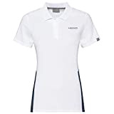 Head Damen CLUB Tech Shirt W Polos, white/darkblue, L