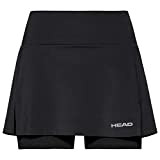 HEAD Mädchen Club Basic Skirt G Skirts, Schwarz (Black), 128 (7-8 Jahre)