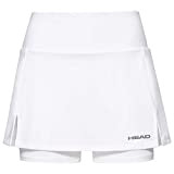 HEAD Mädchen Club Basic Skirt G Skirts, Weiß (white), 176 (14 Jahre)