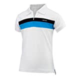 Head Mädchen Tennisshirt Sterry JR Poloshirt weiß / blau / schwarz Gr. 164