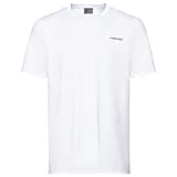 HEAD Mens Easy Court T-Shirt, Weiß, L