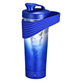 Heinstian Elektrischer Eiweiß Shaker für Cremige Klumpenfreie Shakes, BPA Frei, Fitness Becher Auslaufsicher mit Skala, für das Pulver Löst Sich ...
