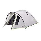 High Peak Kuppelzelt 3 Personen, hitzeabweisend Campingzelt mit Vorbau, UV 80 Sonnenschutz, 3.000 mm wasserdicht, Iglu-Zelt für Camping und Festival, ...
