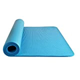 Home Gyms Doppel-Yoga-Matten-Männer und Frauen Lengthen Exercise Fitness Tanz Kinder-Yoga-Matten (Color : Water Blue)