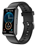 HUAKUA Schrittzähler Uhr (Ohne app und Handy) 1,47 Zoll Touchscreen Einfach Smartwatch Fitness Tracker mit Kalorienzähler,Schlafmonitor,Stoppuhr Wasserdicht IP68,Timer Fitnessuhr für ...