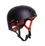HUDORA 84103 - Skateboard-Helm, Scooter-Helm anthrazit, Gr. 51-55, Skate Helm, Fahrrad-Helm