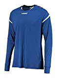 hummel Jungen AUTH Charge LS Poly Jersey T-Shirt, True Blue, 116-128