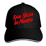 Hut Erwachsene Unisex Sport Real Hasta La Muerte Hut Einstellbare Sandwich Baseball Cap Hut für Männer & Frauen
