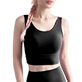 iFCOW Fitness-BH, für Damen, Sport, volle Abdeckung, bügelfrei, gepolstert, Yoga-Fitness-BH