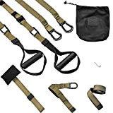 Infinitsports - Elite Schlingentrainer-Set mit 3 Befestigungslösungen (inkl. Türanker), Premium Sling Trainer/Suspension Trainer für zuhause und unterwegs