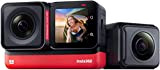 Insta360 ONE RS Twin Edition – wasserdichte 4K60fps Action-Cam & 5,7K 360°-Kamera mit austauschbaren Objektiven, Stabilisierung, 48MP Fotos, Active HDR, ...