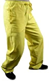 Interact China Maßgeschneiderte Goldene Tai Chi Hosen Handgefertigt aus Weicher Baumwolle #128