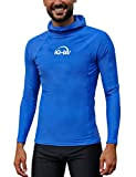 iQ-UV Herren UV 300 Hooded Shirt Long Sleeve, Dark-Blue, M (50)