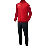 JAKO Herren Champ Trainingsanzug Polyester, rot/dunkelrot, XL