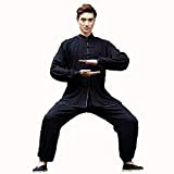 JTKDL Tai Chi Anzug Tang Anzug Anzug Kung Fu Shirt Morgen Trainingsanzug Ethnischer Stil Han Anzug,A-XL
