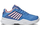 K-Swiss Court Express Sport Shoe, Blau/Weiß/Pink, 33 EU