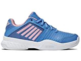 K-Swiss Court Express Sport Shoe, Blau/Weiß/Rosa, 39 EU
