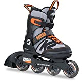 K2 Inline Skates RAIDER Für Jungen Mit K2 Softboot, Black - Grey - Orange, 30B0201