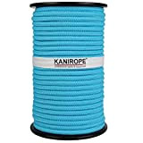 Kanirope® PP Seil Polypropylenseil MULTIBRAID 6mm 100m Farbe Türkis (0509) 16x geflochten