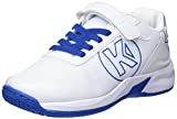 Kempa Attack 2.0 JUNIOR Sneaker, weiß/Classic blau, 36 EU