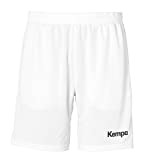 Kempa Kinder Pocket Shorts, weiß, 152