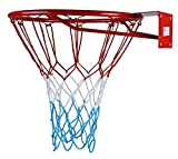 KIMET Basketballkorb für In- und Outdoor Basketball Ring Netz Qualität-und Sicherheitsgeprüft: Ø 37 cm