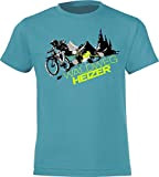 Kinder Fahrrad T-Shirt: Waldweg Heizer - Geschenk-e Jungen & Mädchen - Radfahrer-in Mountain Bike MTB BMX Roller Rad Outdoor Junge ...
