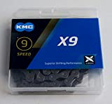 KMC Kette X9 GREY 116 Glieder 9-fach