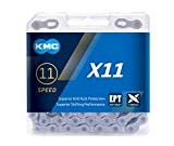 KMC Unisex – Erwachsene X11 Ept X11EPT 11-Fach Kette 1/2" x11/128, 118 Glieder, Silber