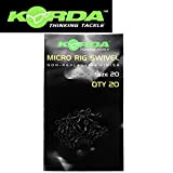 Korda Micro Rig Swivel - 20 Stück