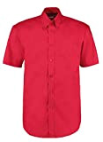 KUSTOM KIT Short Sleeve Corporate Oxford Shirt rot 15,5
