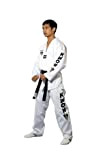 Kwon Kampfsportanzug Taekwondo Starfighter Weißes Revers, weiß, 180, 1006180