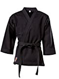 KWON Karate Jacke "Traditional", 8Oz, Schwarz Kwon 130 cm