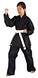 Kwon Kinder Kampfsportanzug Karatea Shadow, schwarz, 130 cm, 551101130
