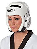 KWON® Taekwondo Kopfschutz 40063 PU CE Weiß WTF Kopfschützer - M