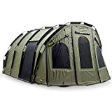 Lucx® Bigfoot Bivvy 4 bis 6 Personen Angelzelt Karpfenzelt 2 3 4 5 6 Mann Anglerzelt Carp Dome Fishing Tent