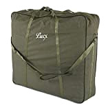 Lucx® Tragetasche XXL für Bedchair/Angelliege/Karpfenliege/Gartenliege Transporttasche, Maße (L/B/H): 82 x 90 x 30 cm