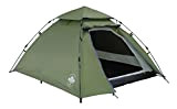 Lumaland Pop Up Camping Zelt | 2-3 Personen Kuppelzelt 215 x 195 x 120 cm| 4 Jahreszeiten Igluzelt | Outdoor ...