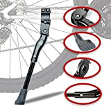 LYCAON Fahrradständer, Aluminiumlegierung Einstellbarer Universal Fahrrad Ständer mit Rutschfestem Gummifuß, Fahrradständer für Mountainbikes/Rennräder (Universal FahrradStänder)