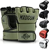 MADGON MMA Handschuhe mit hochwertiger Polsterung! Boxhandschuhe für hohe Stabilität im Handgelenk. Freefight Gloves mit Langer Haltbarkeit für Kampfsport, Boxen, ...