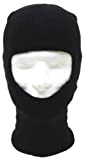 MFH 10893 Balaclava 1-Loch Polyacryl Sturmhaube Maske Skimaske Sturmmaske (Schwarz)