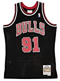 Mitchell & Ness Dennis Rodman #91 Chicago Bulls NBA Kids Swingman Alternate Jersey - L