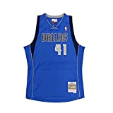 Mitchell & Ness Dirk Nowitzki #41 Dallas Mavericks 2010-11 Swingman NBA Trikot Blau