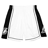 Mitchell & Ness NBA White & Black Swingman Shorts (LA Lakers - White, M)