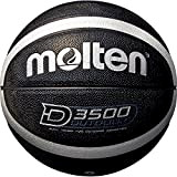 Molten Basketball B6D3500-KS Gr. 6, Schwarz/Silber/Shiny Optic, 6